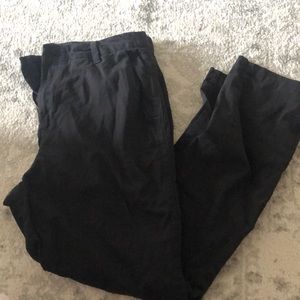 GAP girlfriend chino black pants